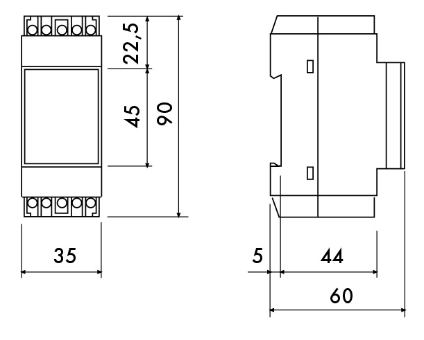 TRASFORMATORE MODUL. 10VA 230 12-12-24V