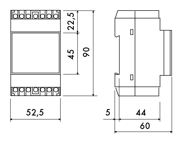 TRASFORMATORE MODUL. 30VA 230 12-12-24V