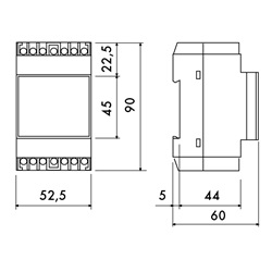 TRASFORMATORE MODUL. 30VA 230 12-12-24V