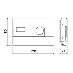 TERMOSTATO CON LCD EST-OFF-INV PARE