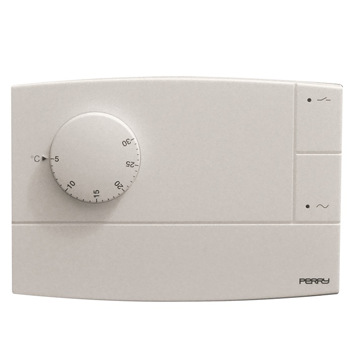 Termostato da parete Perry Zefiro Bianco