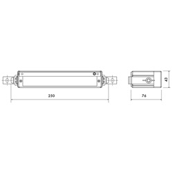 BARRA COMANDO 8+1 230V