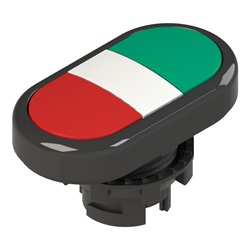 PULSANTE DOPPIO INFERIORE RASATO SE