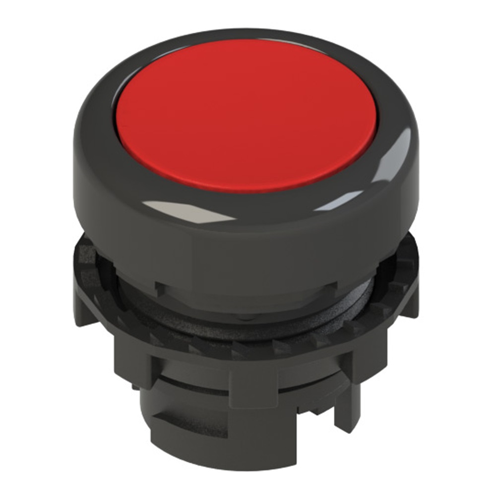 PULSANTE LUMINOSO RASATO ROSSO