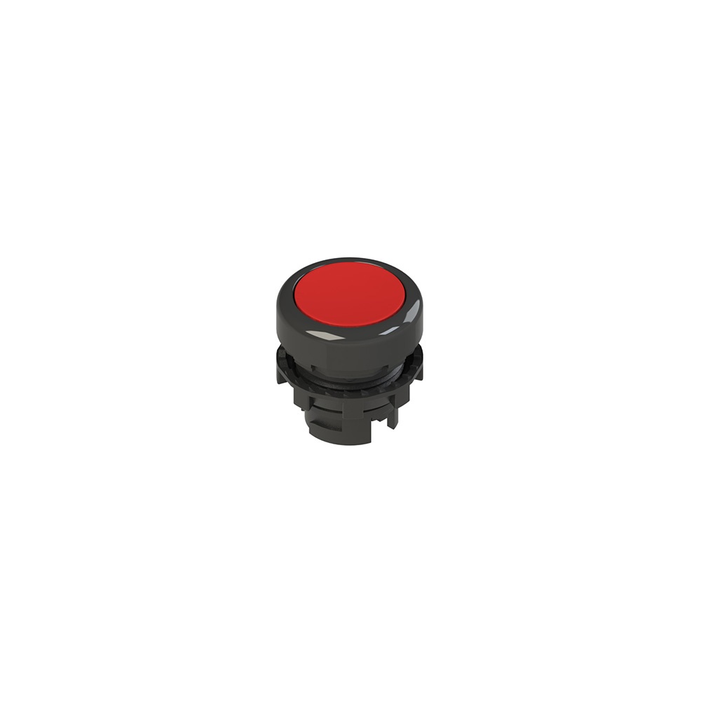 PULSANTE LUMINOSO RASATO ROSSO