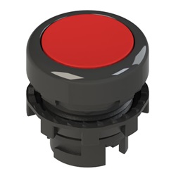 PULSANTE LUMINOSO RASATO ROSSO