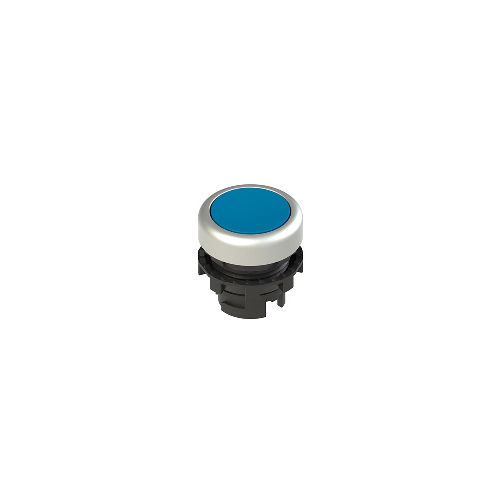 PULSANTE LUMINOSO RASATO BLU
