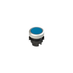 PULSANTE LUMINOSO RASATO BLU
