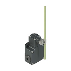 Interruttore fine corsa posizione leva girevole asta fibra vetro regolabile IP67 1NO+1NC rapido