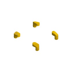 TAPPI DI RICAMBIO PER COPERCHIO SCA