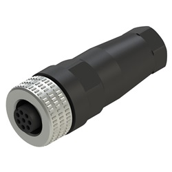 CONNETTORE M12 FEMMINA DA CABLARE A
