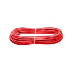 FUNE ACCIAIO PLASTIFICATA ROSSA 35M