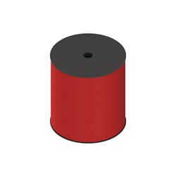 FUNE ACCIAIO PLASTIFICATA ROSSA 400