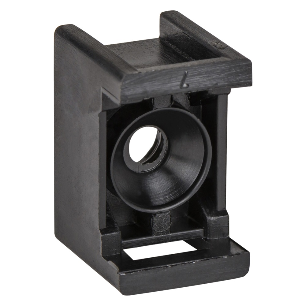 Supporti per fascette larghezza max 9 mm, base filettata M7x1,5 nero