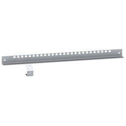 Supporto ancoraggio cavi acciaio zincato L1000 mm per quadri elettrici regolabile