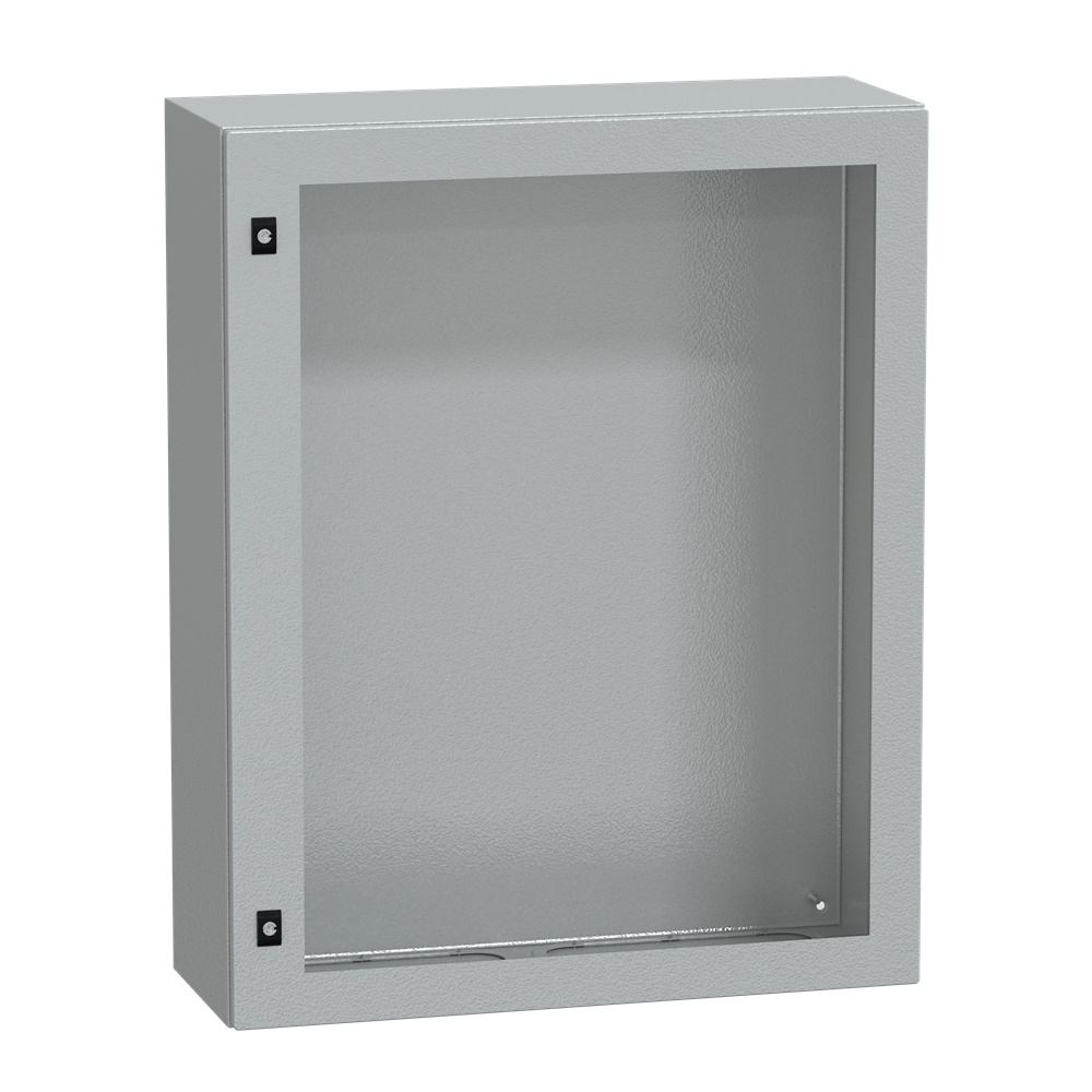 Cassetta acciaio PanelSeT CRN 1000x800x300 mm porta vetro trasparente IP66 IK08 montaggio parete