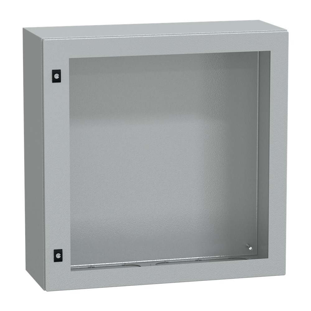 Cassetta acciaio montaggio parete 800x800x300 mm porta vetro trasparente IP66 IK08 PanelSeT CRN