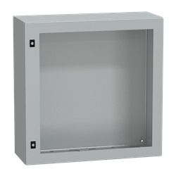 Cassetta acciaio montaggio parete 800x800x300 mm porta vetro trasparente IP66 IK08 PanelSeT CRN