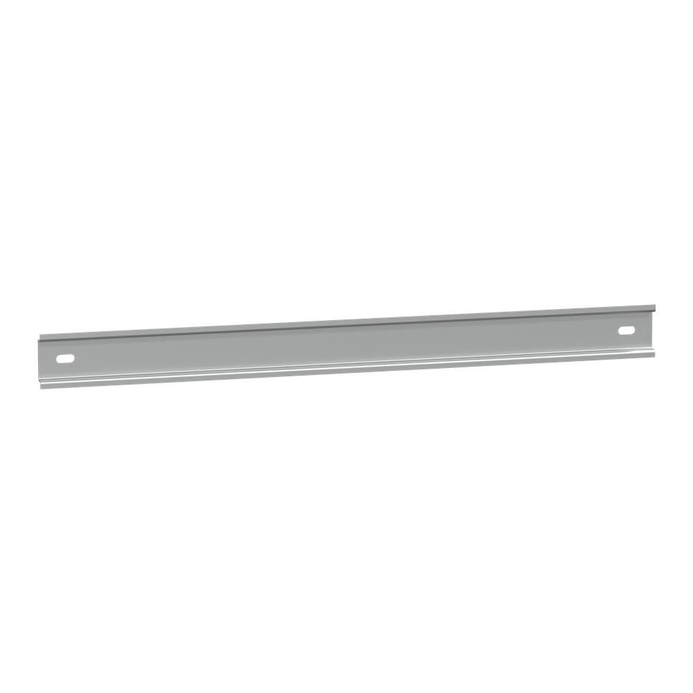 Traversa DIN simmetrica acciaio zincato 410mm per armadi PanelSeT PLM set 2 guide