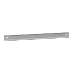 Traversa DIN simmetrica acciaio zincato 410mm per armadi PanelSeT PLM set 2 guide