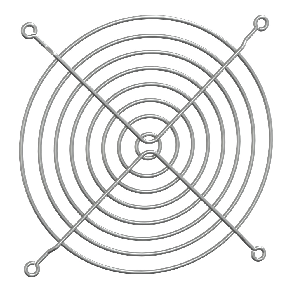 Griglia protezione interna 114mm acciaio per ventola ClimaSys CV uso industriale
