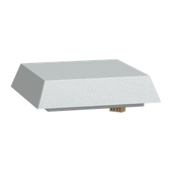 Ventilatore estrattore tetto 115V 85W 570 m3/h filtro G2 armadi IP54 grigio