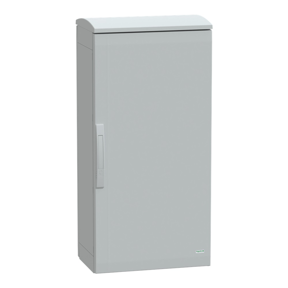 Armadio in poliestere, Thalassa PLA, porta piena, tetto ventilato, 1000x500x320 mm, IP44, IK10