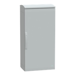 Armadio in poliestere, Thalassa PLA, porta piena, tetto ventilato, 1000x500x320 mm, IP44, IK10