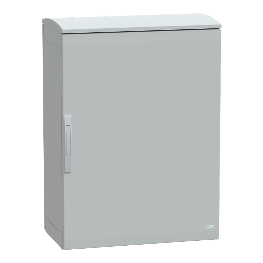 Armadio in poliestere, Thalassa PLA, porta piena, tetto ventilato, 1000x750x420mm, IP44, IK10