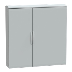 Armadio in poliestere, Thalassa PLA, porta piena, tetto ventilato, 1250x1250x320 mm, IP44, IK10