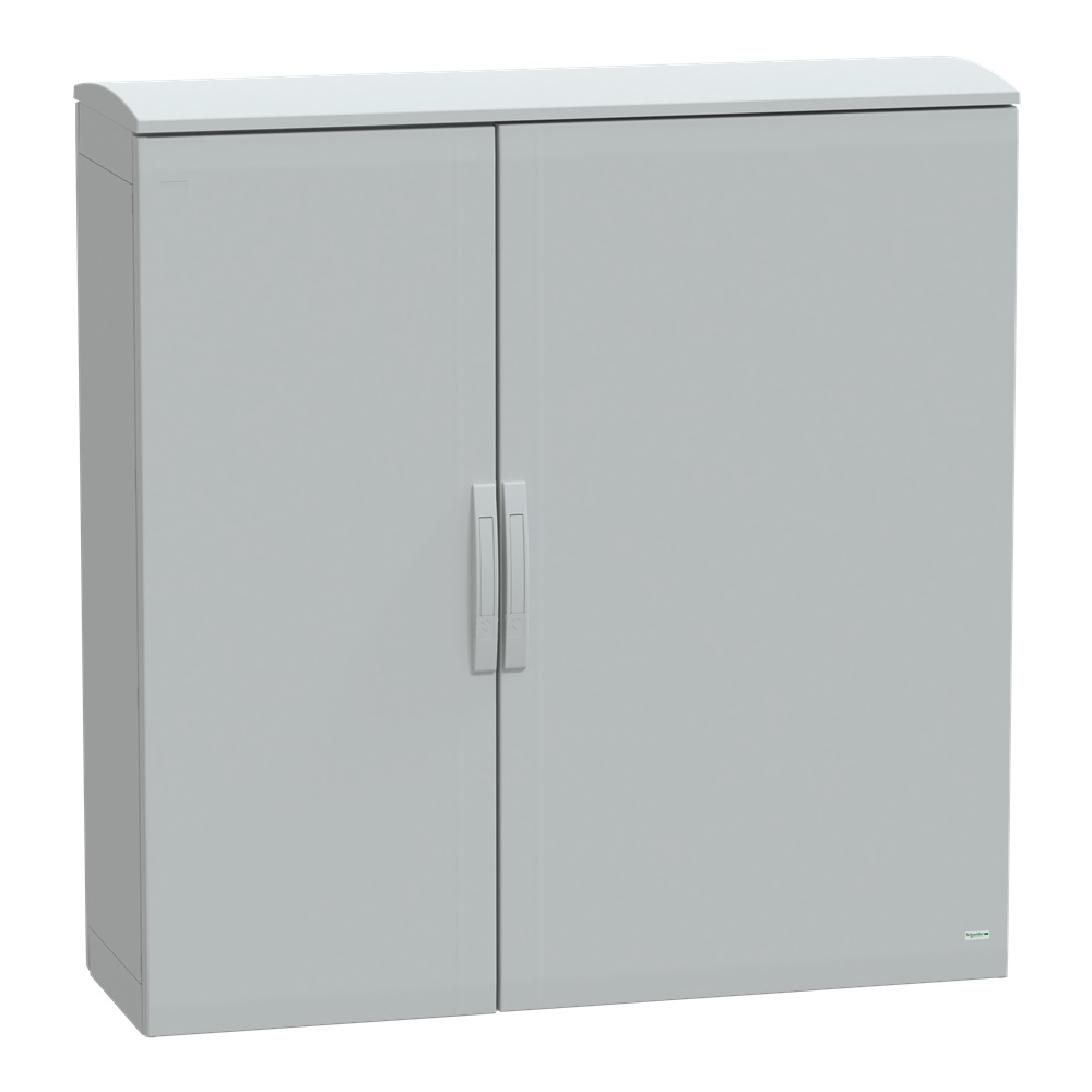 Armadio in poliestere, Thalassa PLA, porta piena, tetto ventilato, 1250x1250x420 mm, IP44, IK10