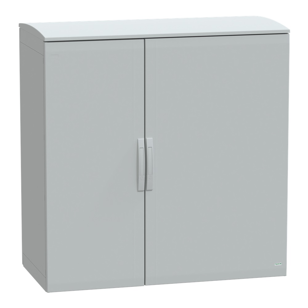 Armadio in poliestere, Thalassa PLA, porta piena, tetto ventilato, 1250x1250x620 mm, IP44, IK10