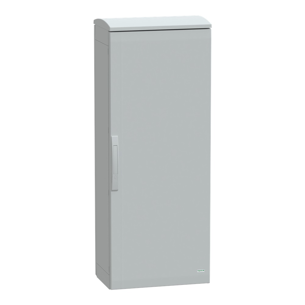 Armadio in poliestere, Thalassa PLA, porta piena, tetto ventilato, 1250x500x320 mm, IP44, IK10