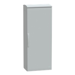 Armadio in poliestere, Thalassa PLA, porta piena, tetto ventilato, 1250x500x320 mm, IP44, IK10