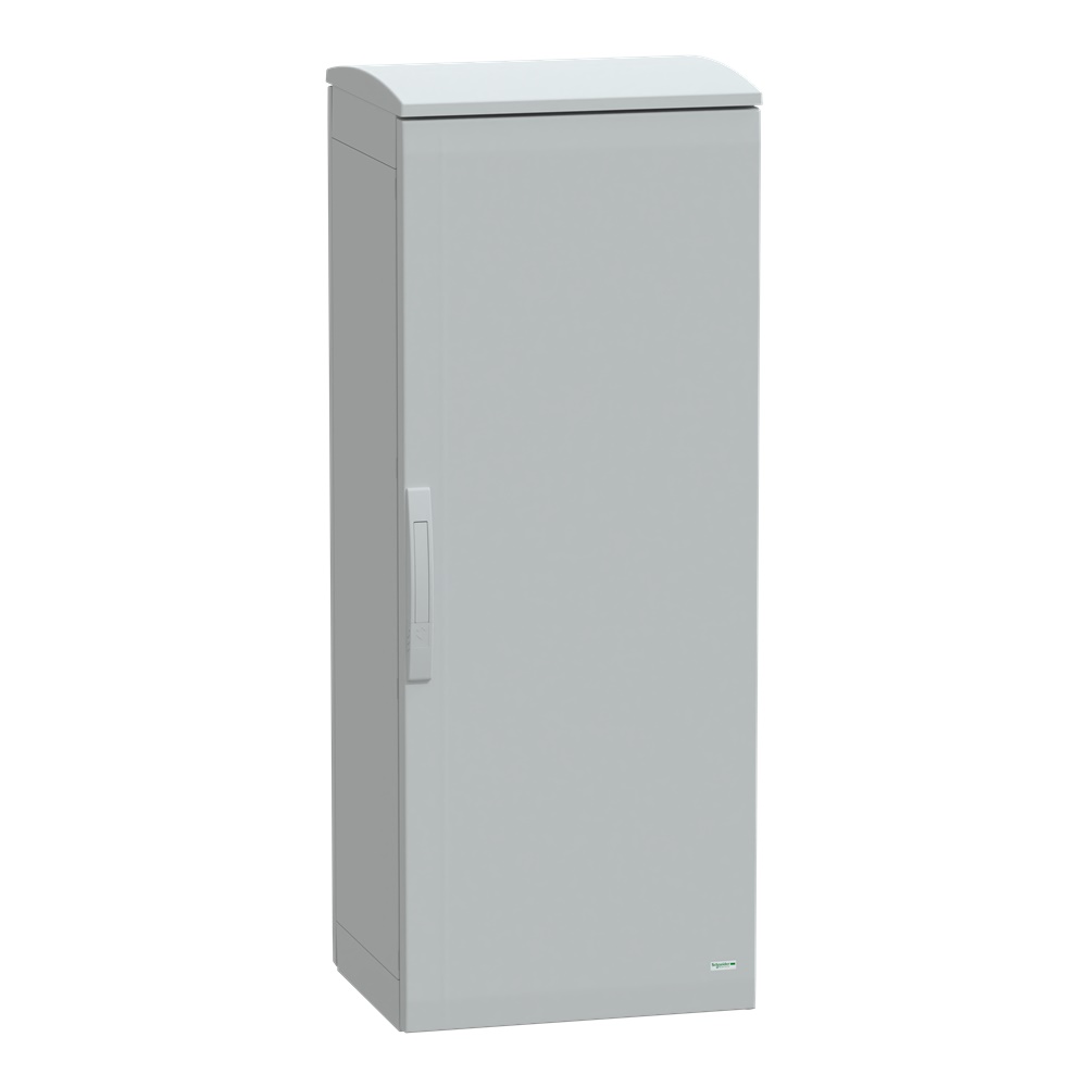Armadio in poliestere, Thalassa PLA, porta piena, tetto ventilato, 1250x500x420 mm, IP44, IK10