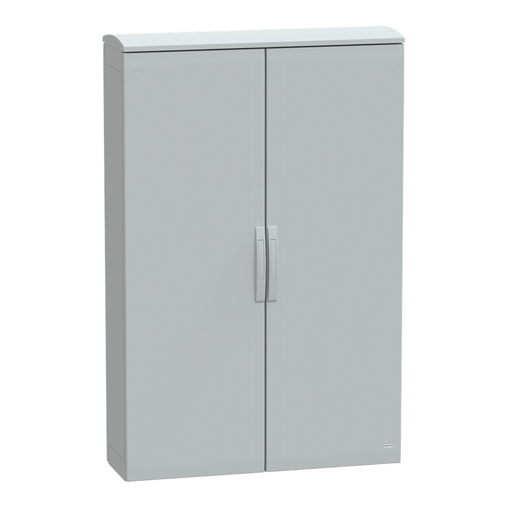 Armadio in poliestere, Thalassa PLA, porta piena, tetto ventilato, 1500x1000x320 mm, IP44, IK10