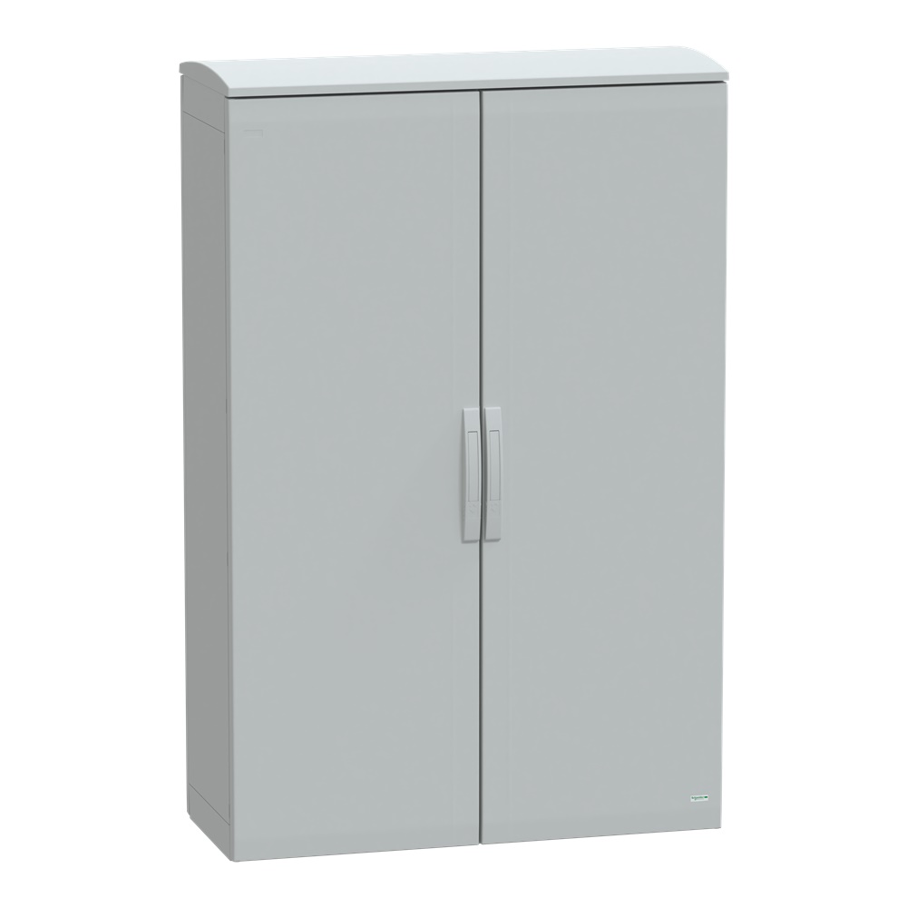 Armadio in poliestere, Thalassa PLA, porta piena, tetto ventilato, 1500x1000x420 mm, IP44, IK10