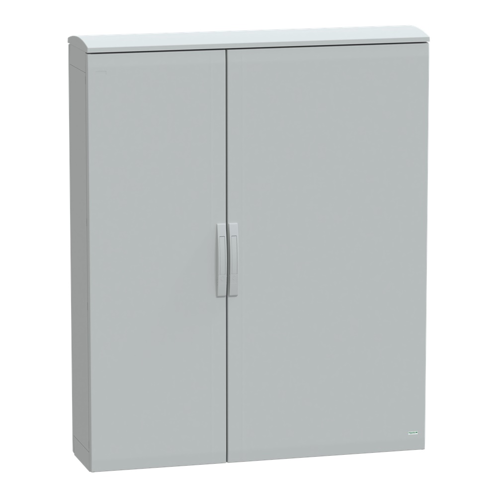 Armadio in poliestere, Thalassa PLA, porta piena, tetto ventilato, 1500x1250x320 mm, IP44, IK10