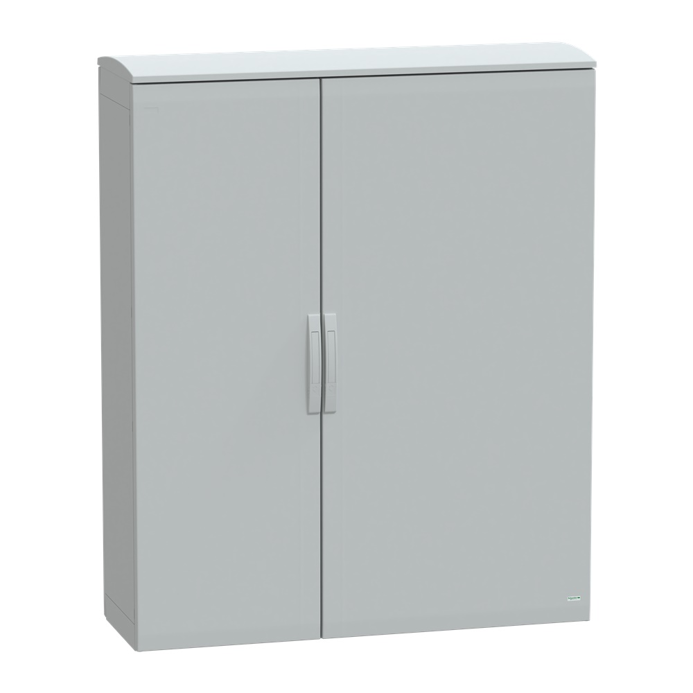 Armadio in poliestere, Thalassa PLA, porta piena, tetto ventilato, 1500x1250x420 mm, IP44, IK10