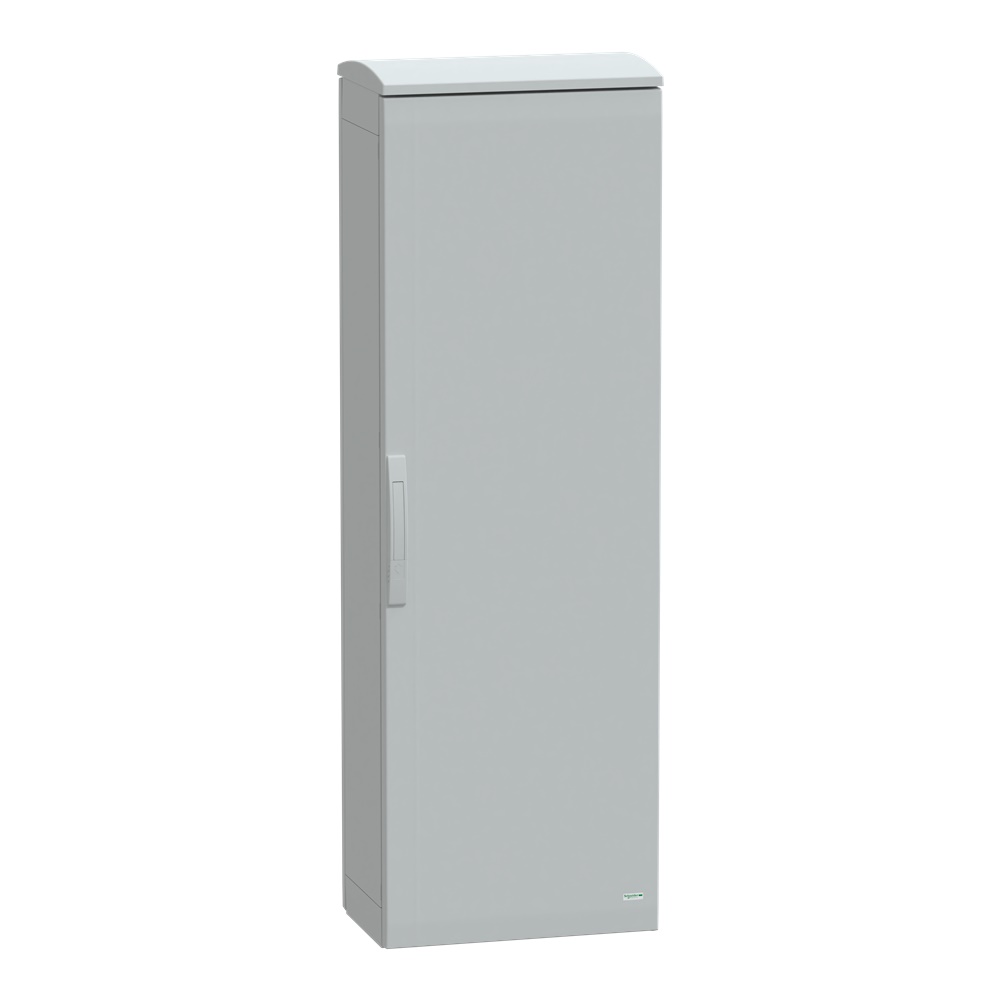 Armadio in poliestere, Thalassa PLA, porta piena, tetto ventilato, 1500x500x320 mm, IP44, IK10