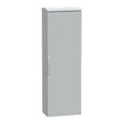 Armadio in poliestere, Thalassa PLA, porta piena, tetto ventilato, 1500x500x320 mm, IP44, IK10