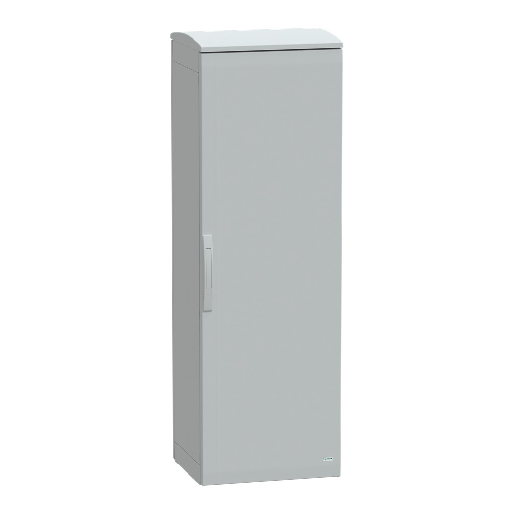 Armadio in poliestere, Thalassa PLA, porta piena, tetto ventilato, 1500x500x420 mm, IP44, IK10