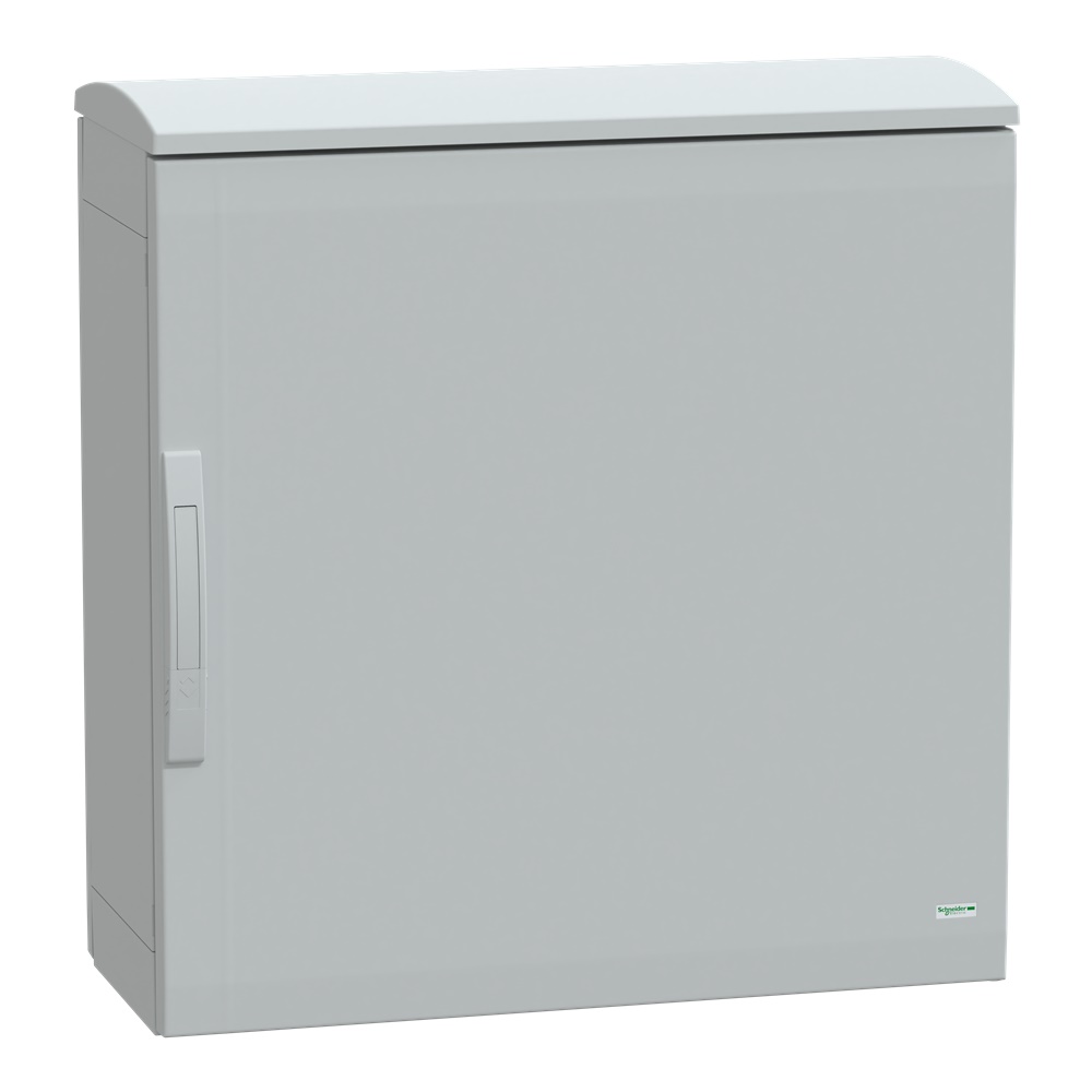 Armadio in poliestere, Thalassa PLA, porta piena, tetto ventilato, 750x750x320mm, IP44, IK10