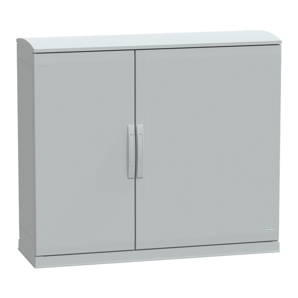 Armadio in poliestere, Thalassa PLA, fondo aperto, tetto ventilato, 1000x1250x420 mm, IP44, IK10