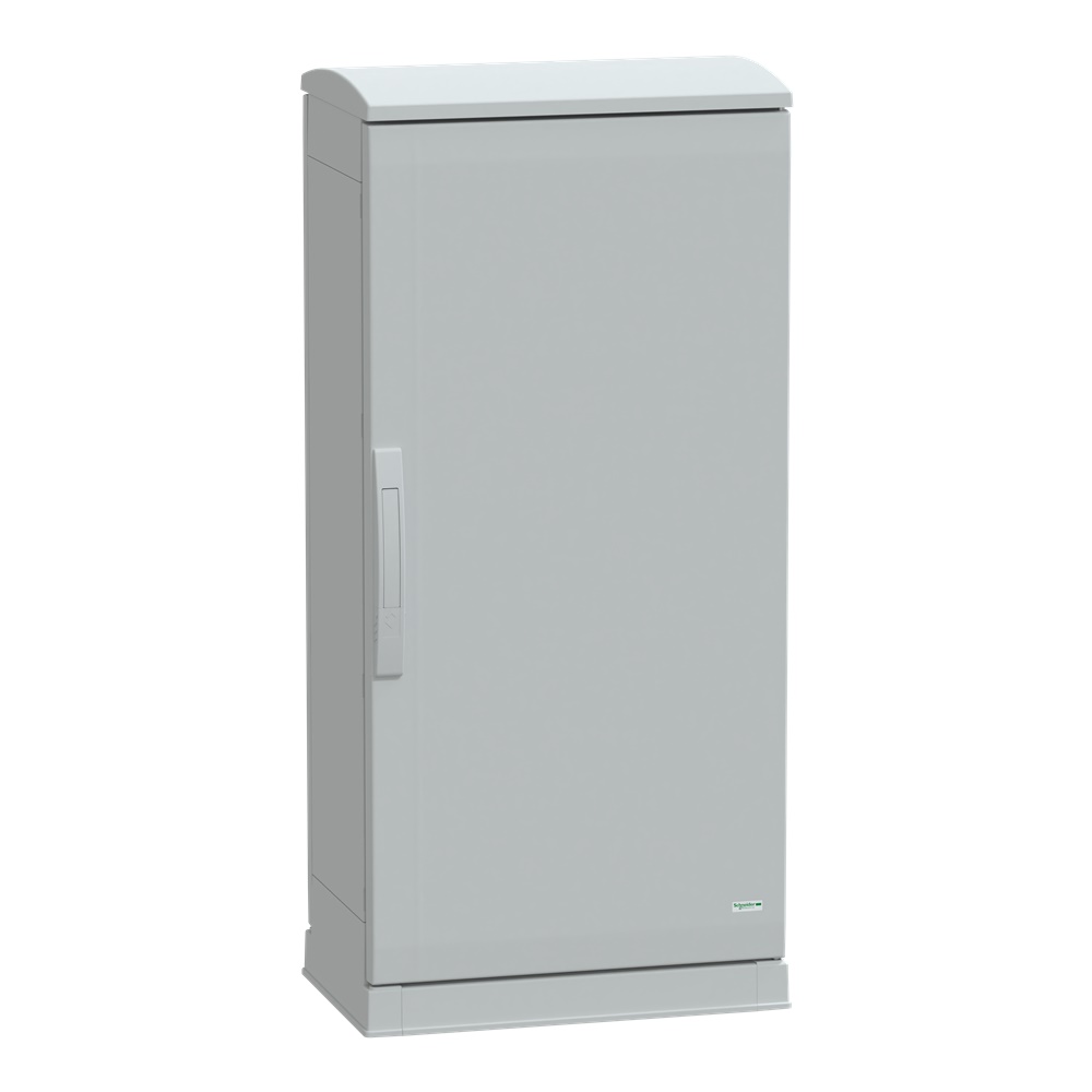 Armadio in poliestere, Thalassa PLA, fondo aperto, tetto ventilato, 1000x500x320 mm, IP44, IK10