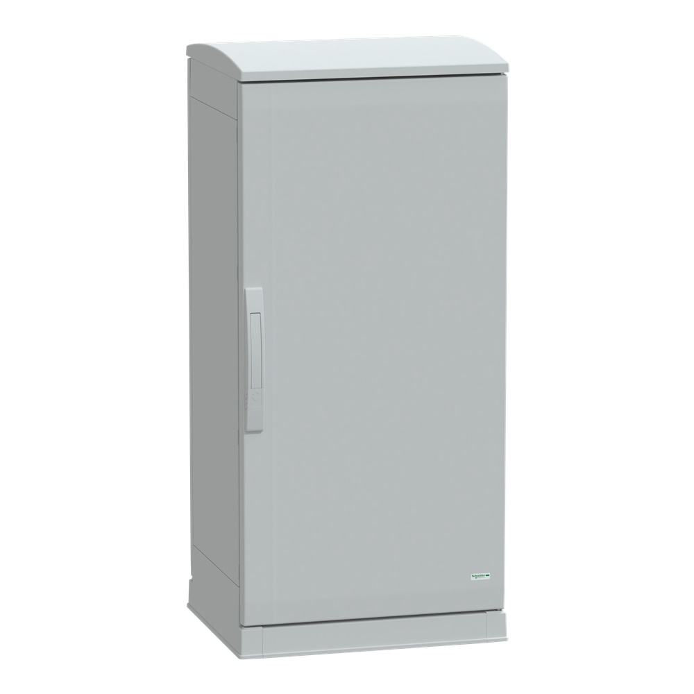 Armadio in poliestere, Thalassa PLA, fondo aperto, tetto ventilato, 1000x500x420 mm, IP44, IK10
