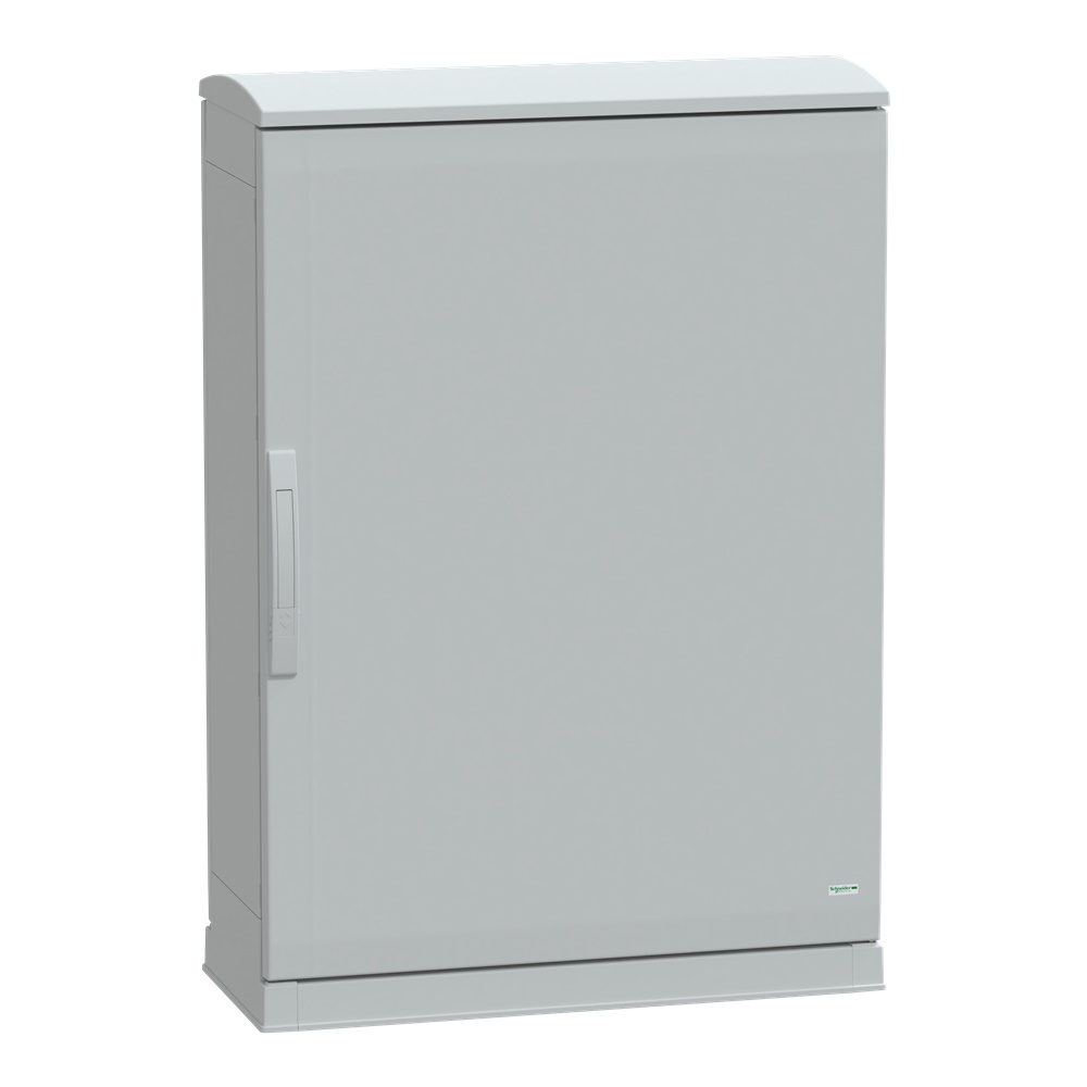 Armadio in poliestere, Thalassa PLA, fondo aperto, tetto ventilato, 1000x750x320 mm, IP44, IK10