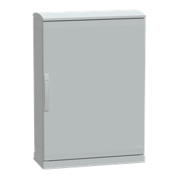 Armadio in poliestere, Thalassa PLA, fondo aperto, tetto ventilato, 1000x750x320 mm, IP44, IK10