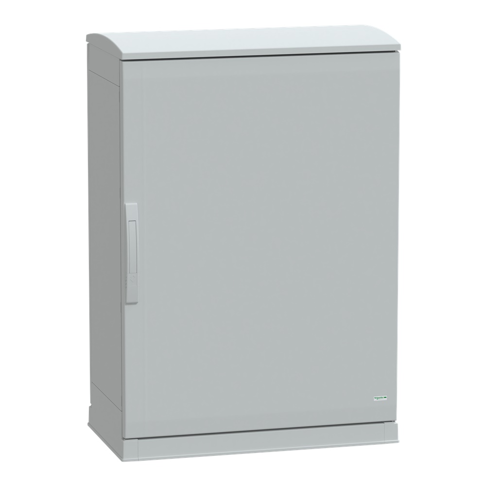 Armadio in poliestere, Thalassa PLA, fondo aperto, tetto ventilato, 1000x750x420 mm, IP44, IK10