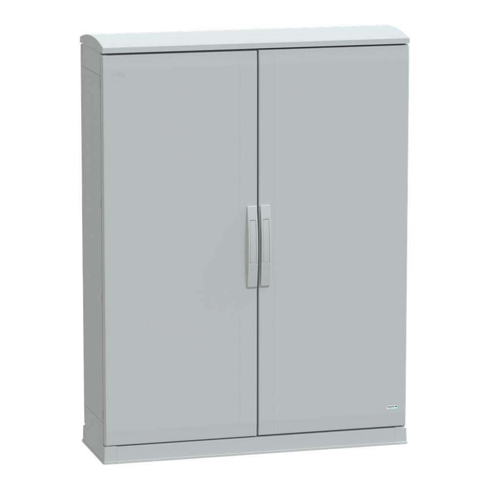 Armadio in poliestere, Thalassa PLA, fondo aperto, tetto ventilato, 1250x1000x320 mm, IP44, IK10